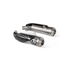 Cặp Pô AKRAPOVIC Titanium Slip on Ducati Scrambler 1100 (chính hãng)